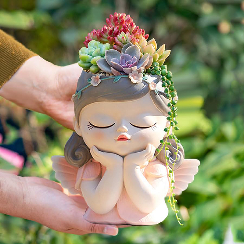 Gardening Tools Cute - 7 inch schattig engel meisje gezicht