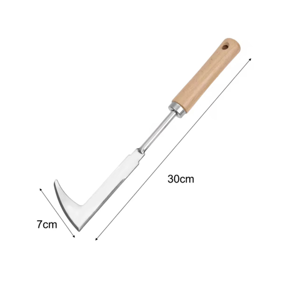 Gardening Hand Tools Yard - Onkruidverwijderingsgereedschap van roestvrij staal, multifunctioneel tuingereedschap,