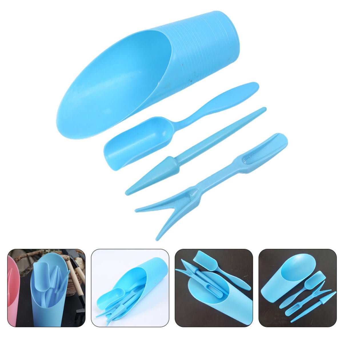 Gardening Tools Hand - 4 stks/set, Plastic Duurzaam Emmer schop