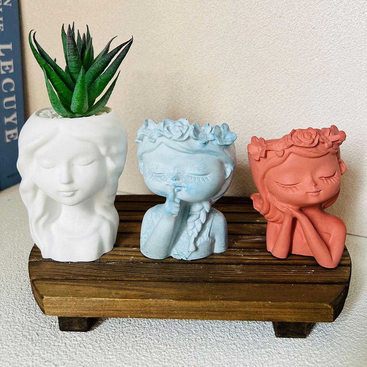 Gardening Tools Cute - Schattig Meisje Plant Pot Siliconen Mal