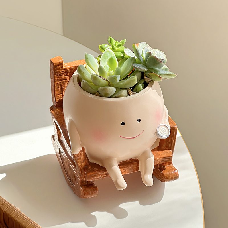Gardening Tools Cute - Stijlvolle schattige cartoon spook hars succulenten