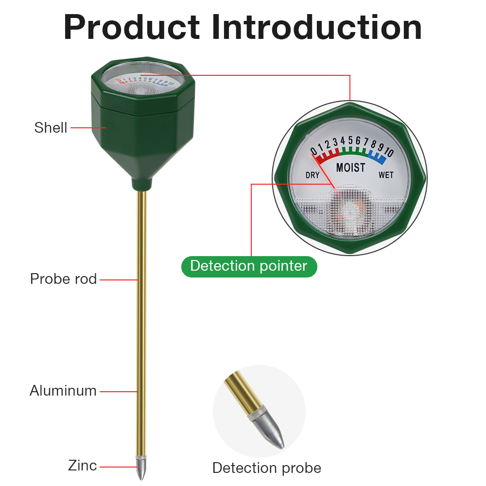 Gardening Tools Required - Mini draagbare bodemvochtmeter Precisie-hygrometer Tuinkas Ingemaakte
