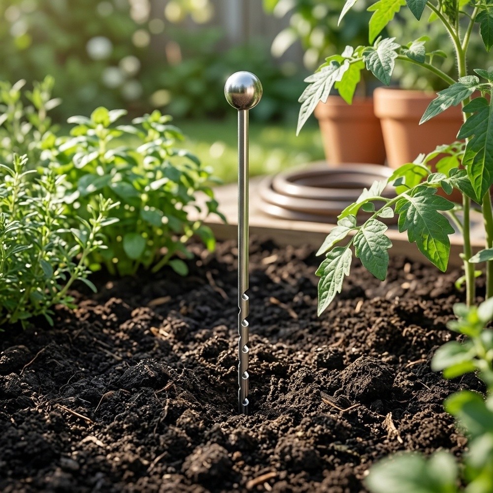Gardening Tools Required - 14 inch roestvrijstalen grondsonde voor tuin