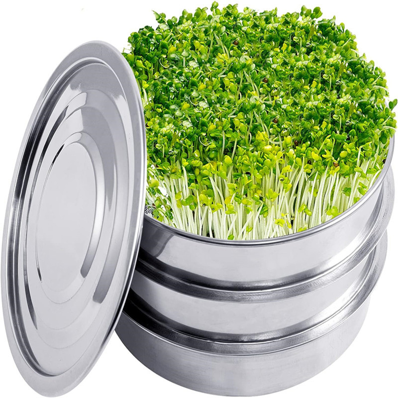 Hydroponic System - Roestvrijstalen plantenkiemingsset Hydrocultuur kweeksysteem Binnensets Complete