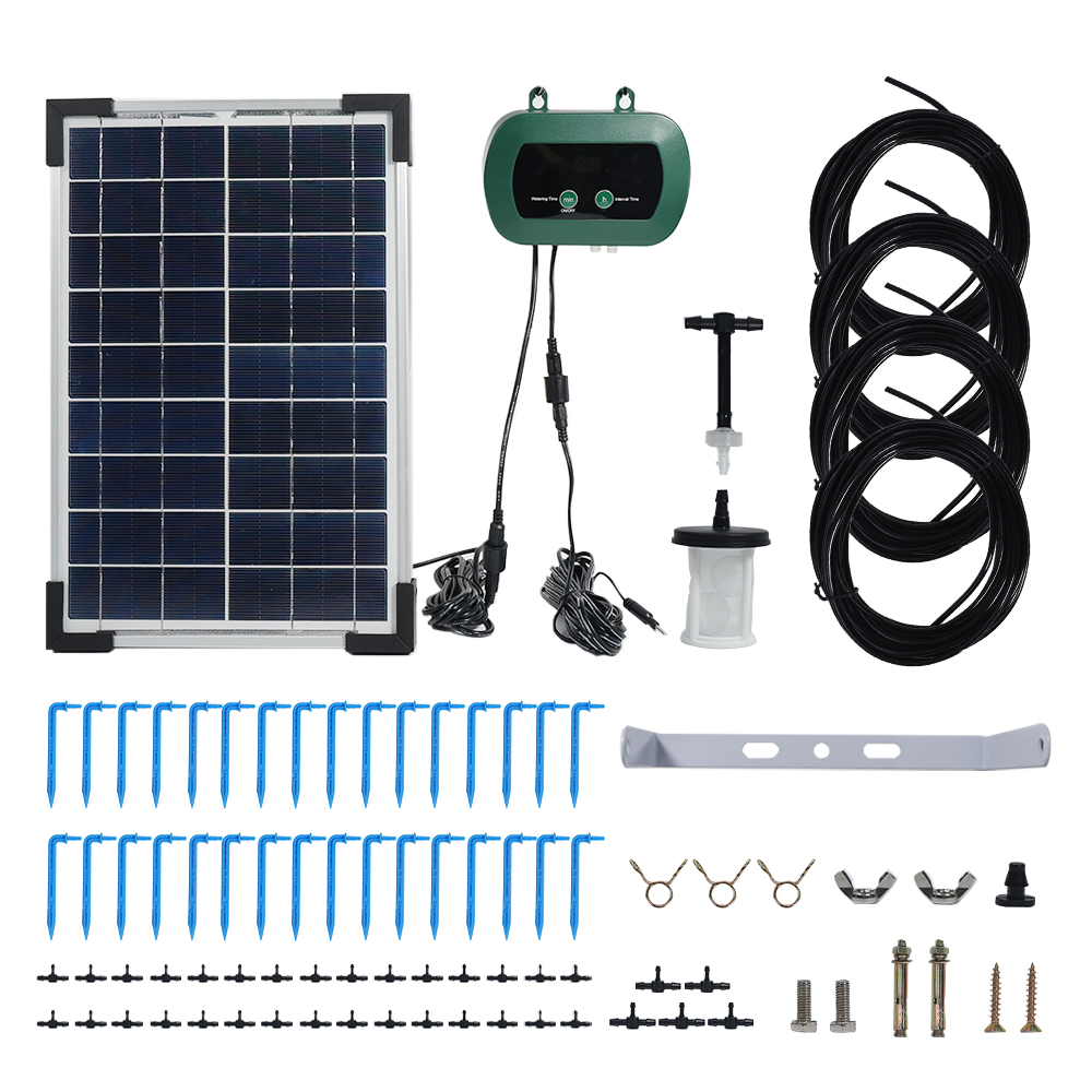 Hydroponic System - Zonne-hydroponics apparatuur micro-druppelpompen tuin kas irrigatiesysteem