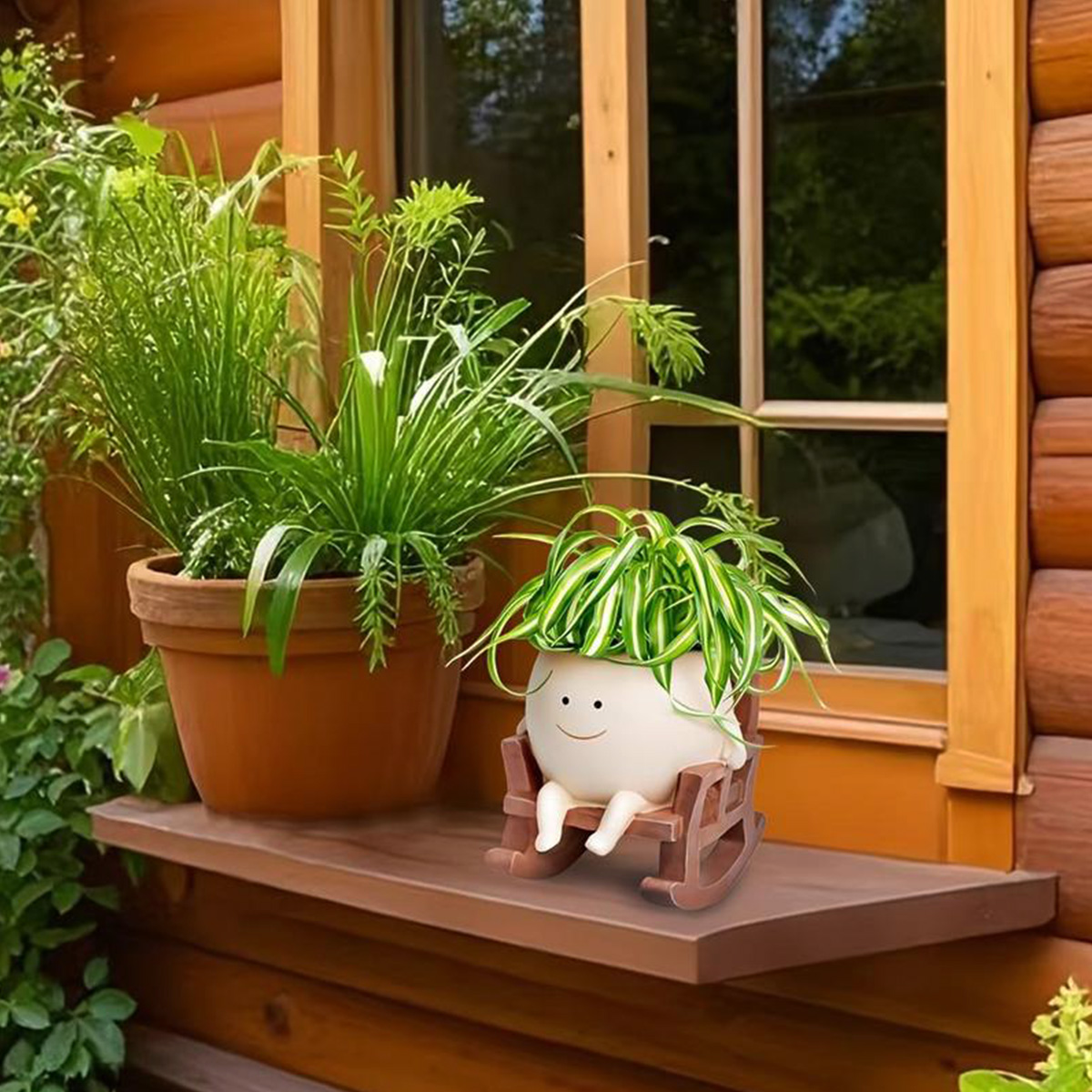 1-delige decoratieve bloempot  - Gardening Tools Cute recensie en prijs