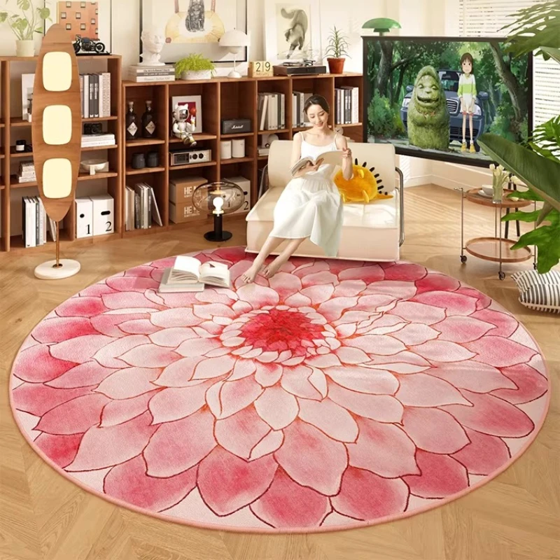 Roze tuin rond woonkamertapijt - Gardening Tools Pink recensie en prijs