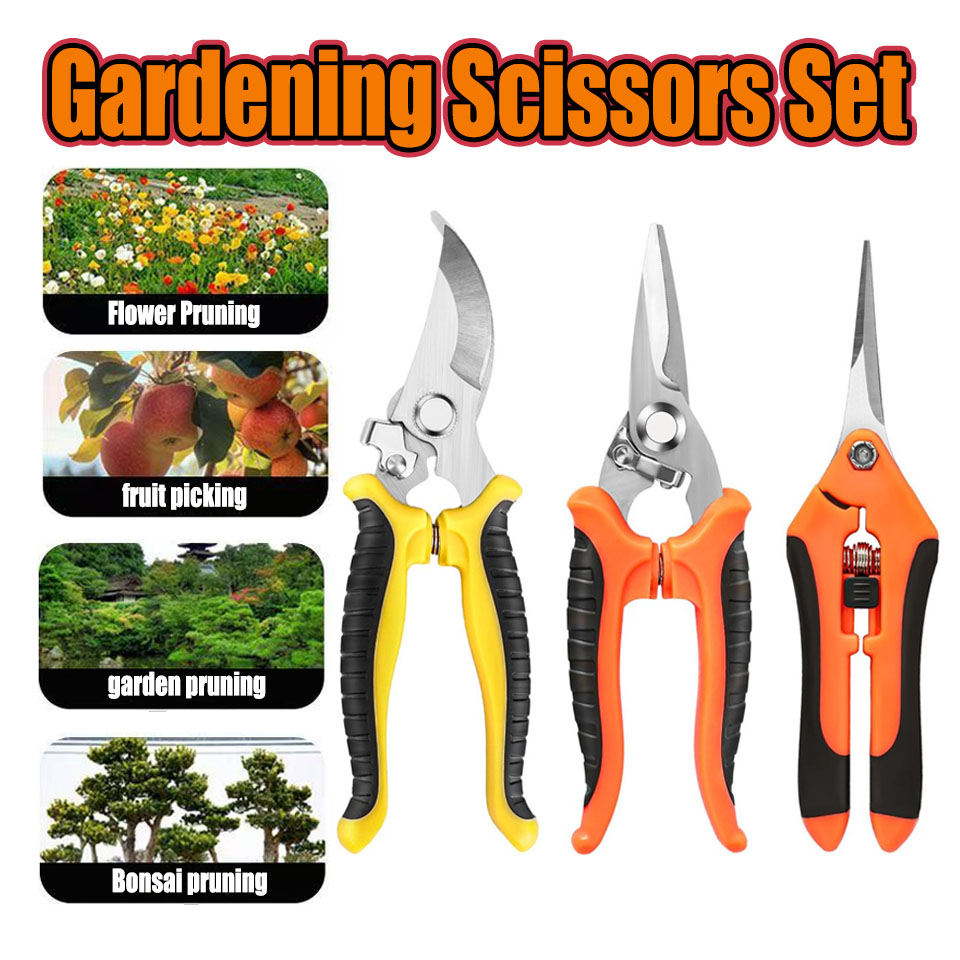 3-delige tuinschaarset Ergonom - Gardening Tools Pink recensie en prijs
