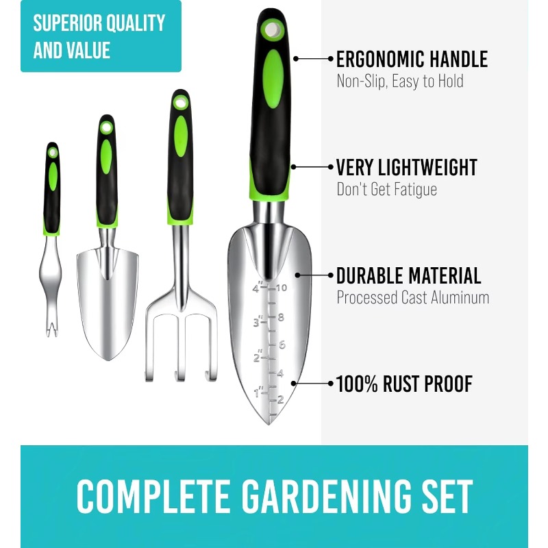 9-delige ergonomische tuingere - Gardening Hand Tools Yard recensie en prijs