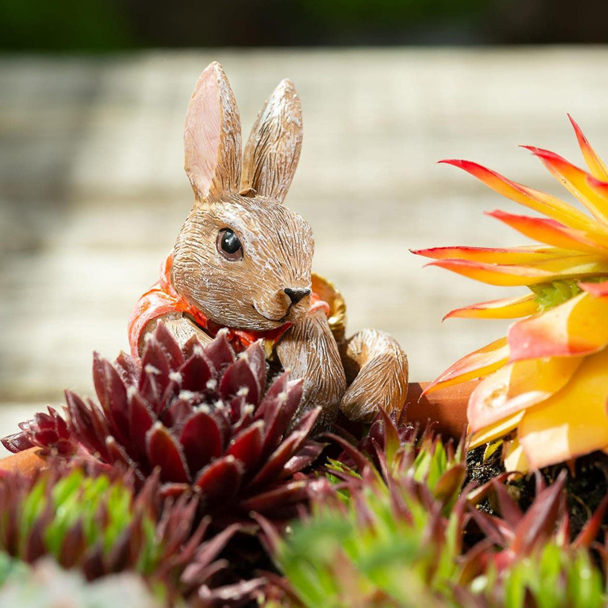 Schattige hars konijnen bloemp - Gardening Tools Cute recensie en prijs