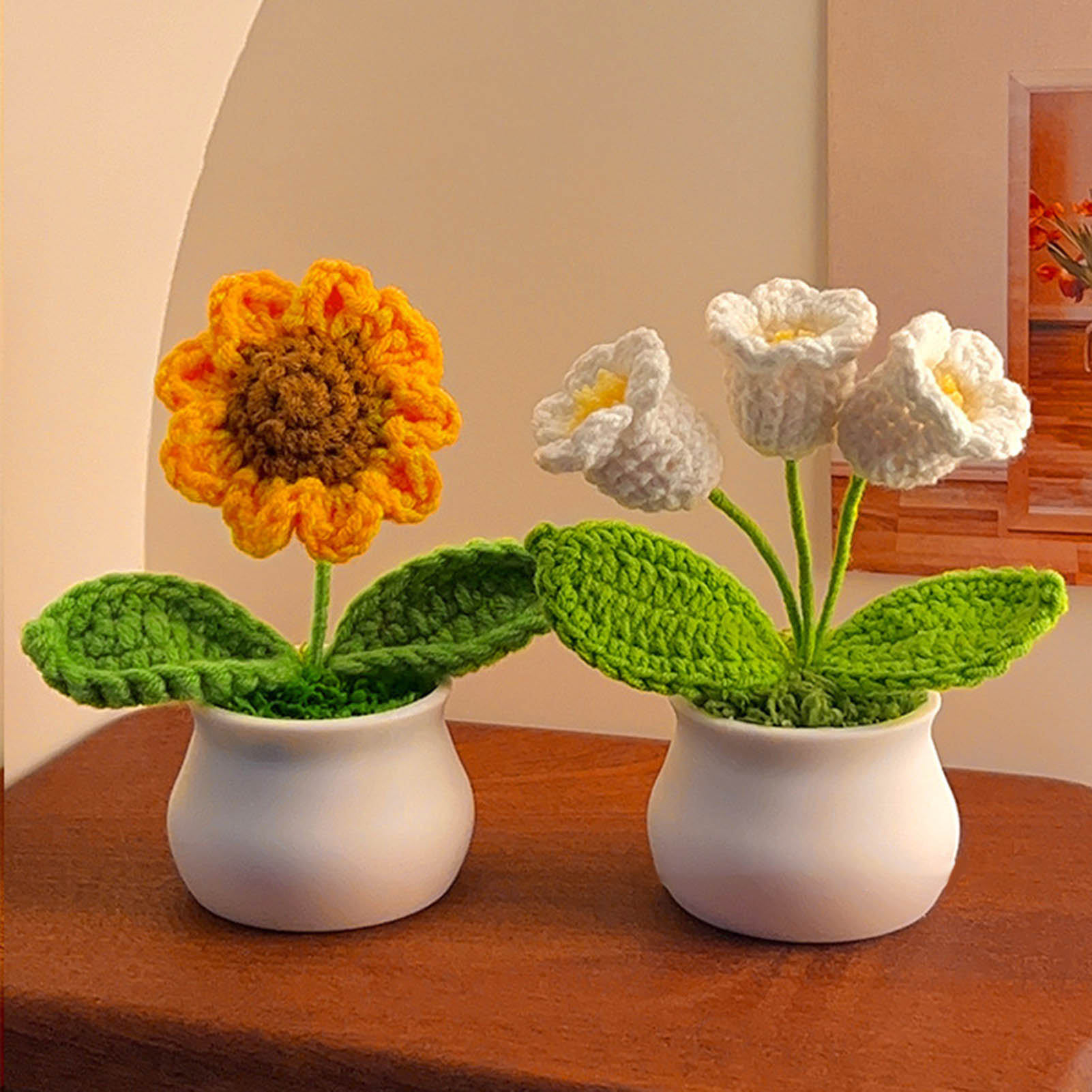 Gehaakte bloemen schattige kle - Gardening Tools Cute recensie en prijs