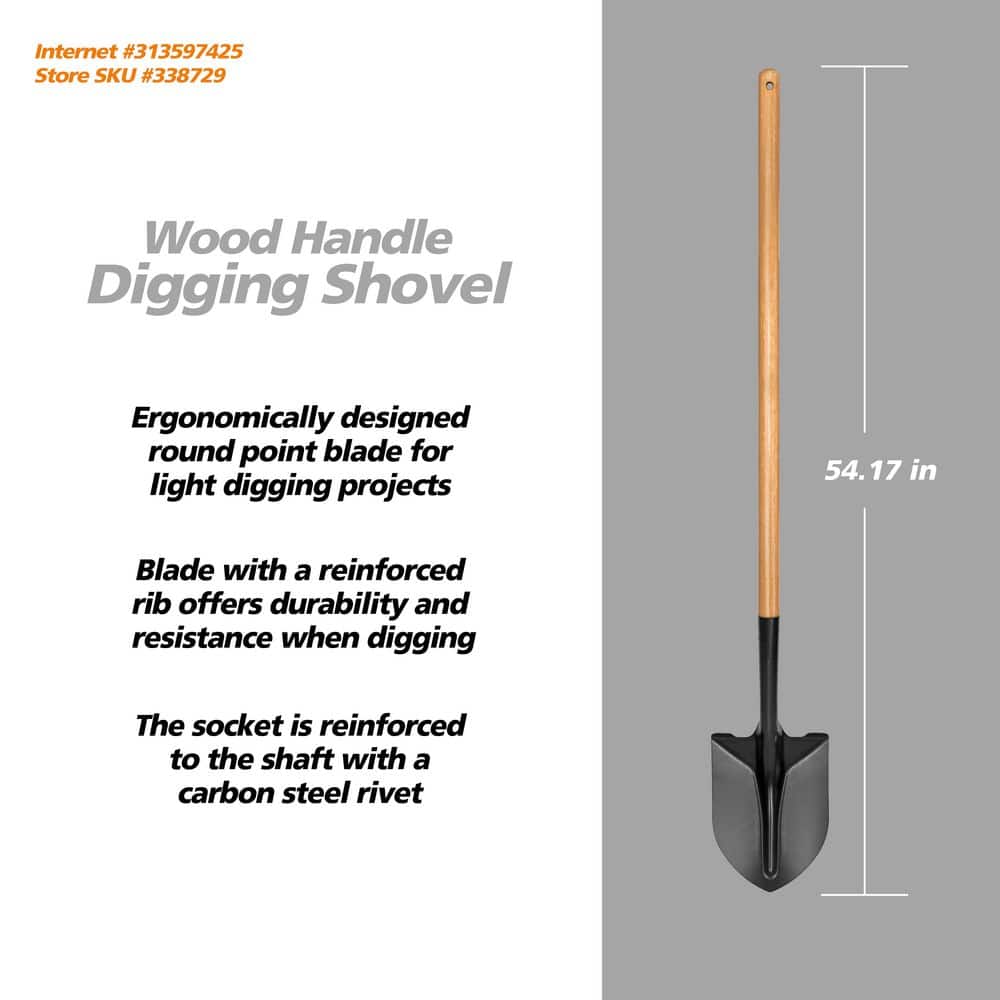 Zware koolstofstalen tuinspade - Gardening Hand Tools Yard recensie en prijs