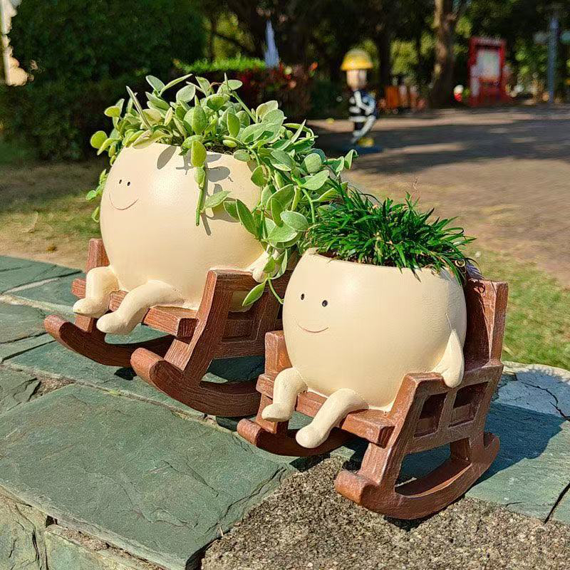 Mini schommelstoel bloempot me - Gardening Tools Cute recensie en prijs