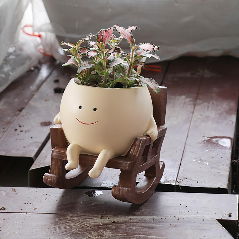 Mini schommelstoel bloempot me - Gardening Tools Cute recensie en prijs
